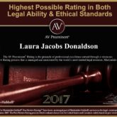 Highest Possible Rating in Both Legal Ability & Ethical Standards